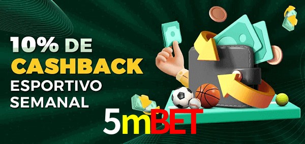 10% de bônus de cashback na 5mbet